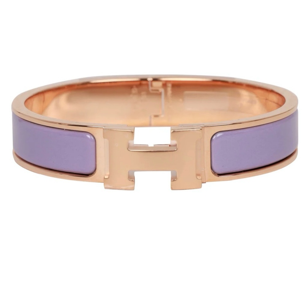 Hermes Clic H bracelet lavender